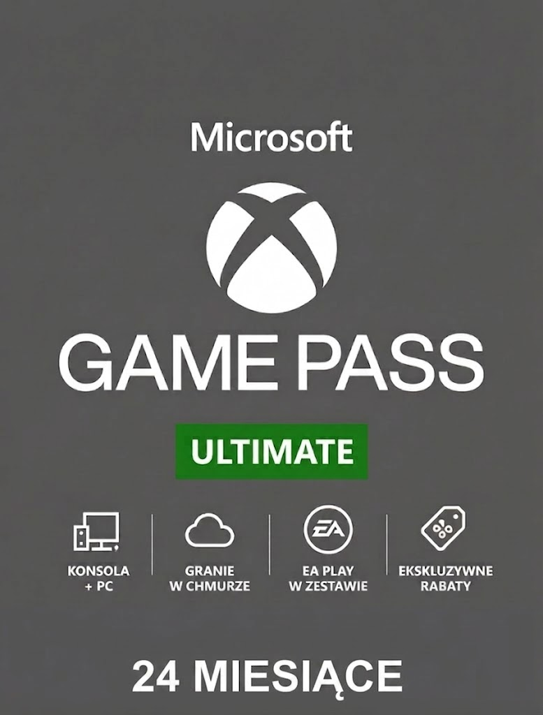 SUBSKRYPCJA XBOX GAME PASS ULTIMATE 24 MIESIĄCE - BEZ VPN