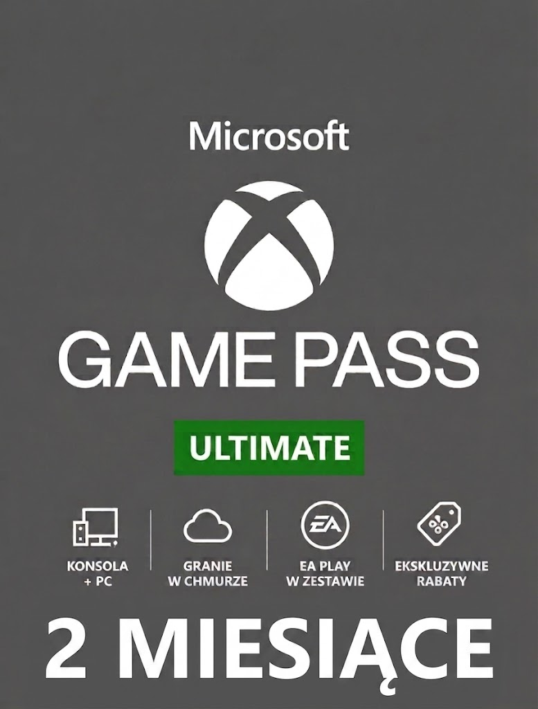 SUBSKRYPCJA XBOX GAME PASS ULTIMATE 2 MIESIĄCE - BEZ VPN